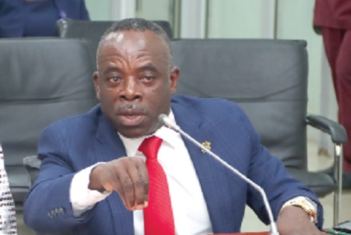Dr Evans Aggrey-Darkoh, Head of Civil Service, answering questions before the Public Accounts Committee of Parliament. Picture: ELVIS NII NOI DOWUONA Dr Evans Aggrey-Darkoh, Head of Civil Service, answering questions before the Public Accounts Committee of Parliament. Picture: ELVIS NII NOI DOWUONA