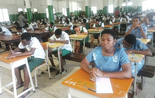Candidates of the Odorgonno Senior High School and the Lapaz Community SHS writing the WASSCE Candidates of the Odorgonno Senior High School and the Lapaz Community SHS writing the WASSCE