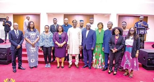 Haruna Iddrisu (5th from left) with the governing council of the Kibi Presbyterian College of Education after the inauguruation Haruna Iddrisu (5th from left) with the governing council of the Kibi Presbyterian College of Education after the inauguruation