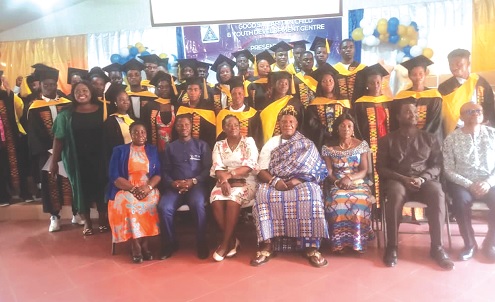 The graduates and dignitaries who graced the occasion The graduates and dignitaries who graced the occasion