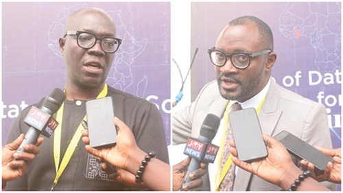 Kofi Amegah, Associate Professor, University of Cape Coast, Mayowa Owolabi, University of Ibadan, Nigeria. Pictures: ERNEST KODZI 