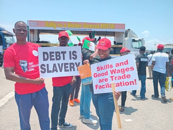 Pan-African Progressive Front joins Thousands in Accra to demand reparative justice and freedom from debt