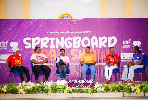 Techiman MCE urges youth to seize opportunities in agriculture at Springboard Road Show