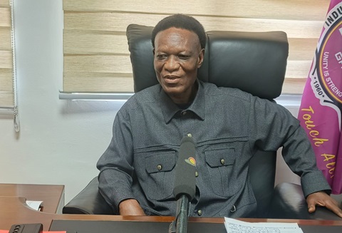 General Secretary of the ICU, Morgan Ayawine