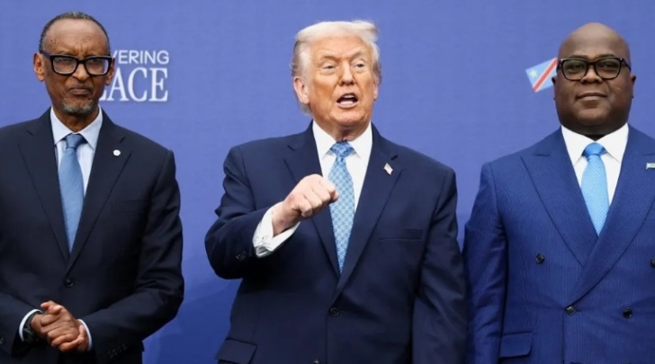 Leaders of Rwanda and DR of Congo sign peace deal alongside Donald Trump