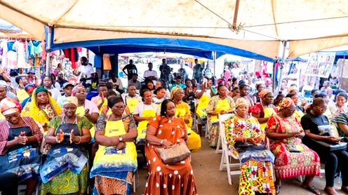 Some of the market women at the event