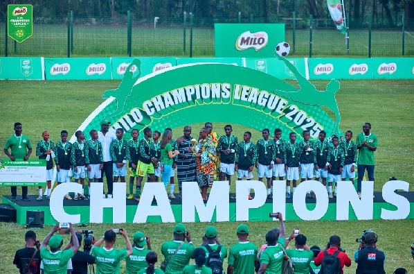Adrobaa R/C Basic School wins 2025 Milo U-13 Champions League