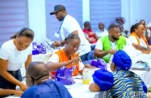 Some beneficiaries undergoing medical screening Some beneficiaries undergoing medical screening