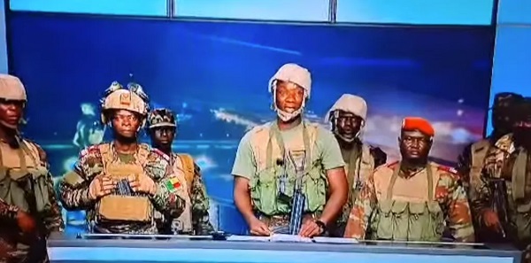 The soldiers said they were suspending the constitution and dissolving the government and political parties