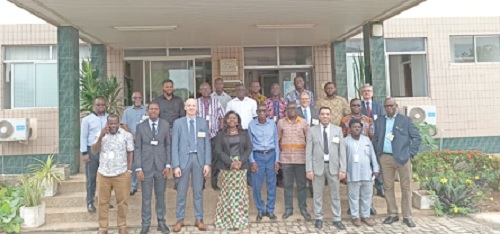 IAEA experts with  research scientists of GAEC 