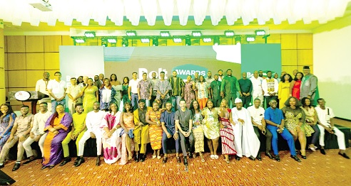 Awardees and stakeholders at the event