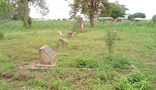 The German Cemetery which is being encroached upon by developers