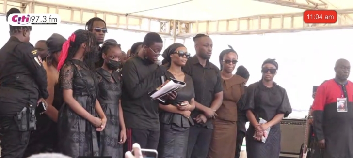 Daddy Lumba’s children pay emotional tribute to late highlife legend