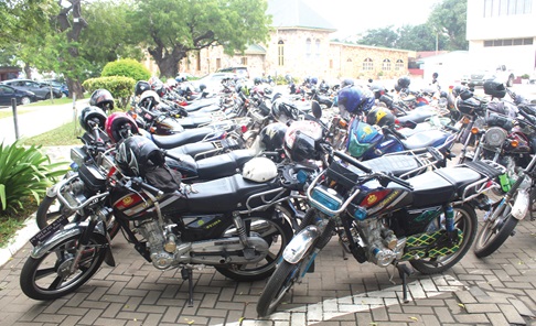 Currently, it is illegal to use motorbikes for commercial passenger operations