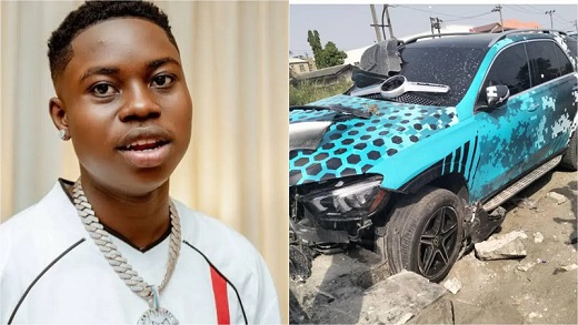 Nigerian Tiktoker Peller hospitalised after car crash