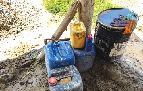 Acid and cyanide containers