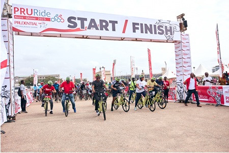 PruRide Accra campions health, youth empowerment, and sustainability through cycling