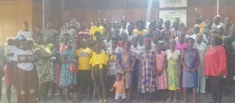 Officials, facilitators and participants after the training