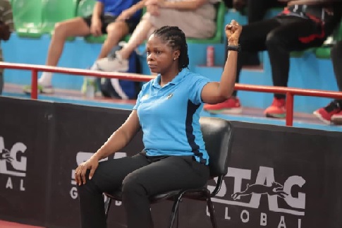 Hilda Agbottah in action at the 2025 African Youth Championships