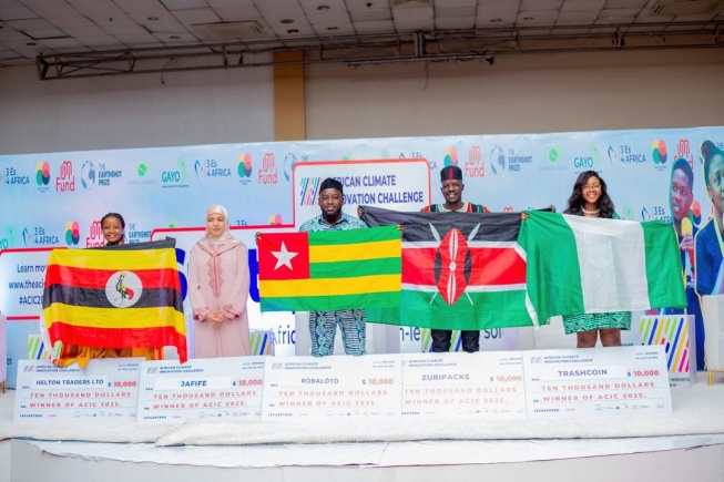 Five youth-led organisations win 2025 African Climate Innovation Challenge 