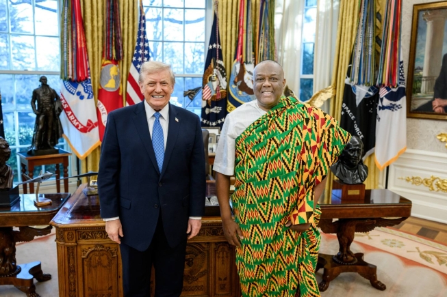 “Look at this good-looking guy”: Trump welcomes Ghana’s Ambassador to the White House