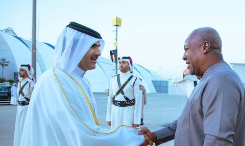 President Mahama in Qatar for 2025 Doha Forum
