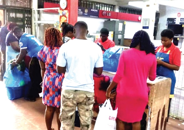 A scene from the Vicarchie Shopping Mall, Ho