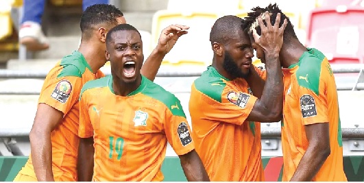 Some of the players expected to help Cote d’Ivoire in their title defense today