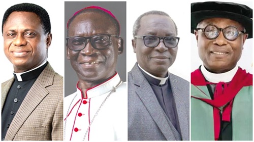 Apostle Dr Eric Nyamekye, Most Rev. Matthew Gyamfi, Apostle Dr Vincent Samuel Ansah, Most Rev. Prof. Johnson Kwabena Asamoah-Gyedu