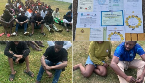 48 suspected cybercrime operatives arrested in Dawhenya