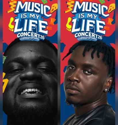 Sarkodie, Kweku Smoke,others  for 'Music is My Life 2026' on Jan 1