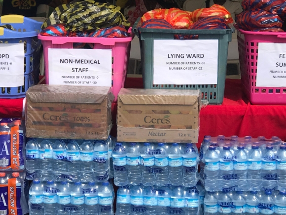 Koforidua: ICGC fetes patients on admission at Koforidua Regional Hospital on Xmas Day 