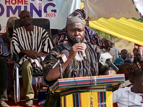 Salisu Bi-Awuribe, Savannah Regional Minister speaking at the event