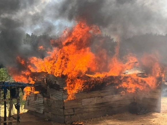 NAIMOS taskforce storms illegal mining sites in Western Region, destroys equipment