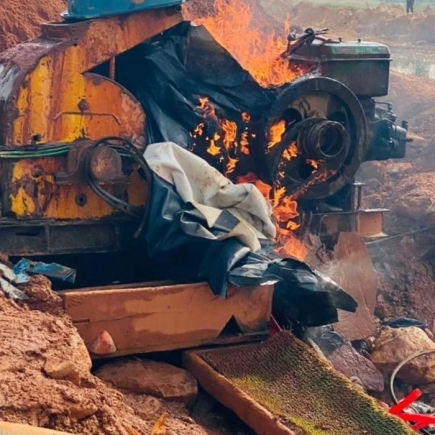 Five arrested in NAIMOS crackdown on illegal mining at Akyem Oda