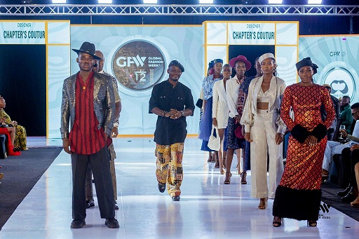 Chapters Couture outdoors Quietude Collection at Global Fashion Week