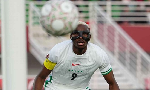   Victor Osimhen relished the captaincy role for Nigeria against Uganda at AFCON. 