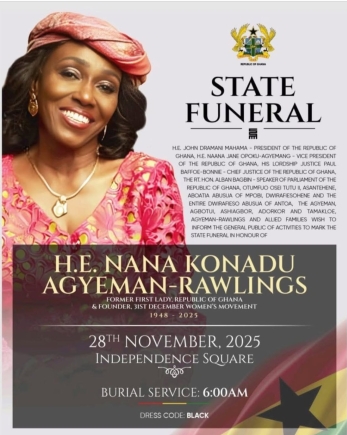 Nana Konadu Burial