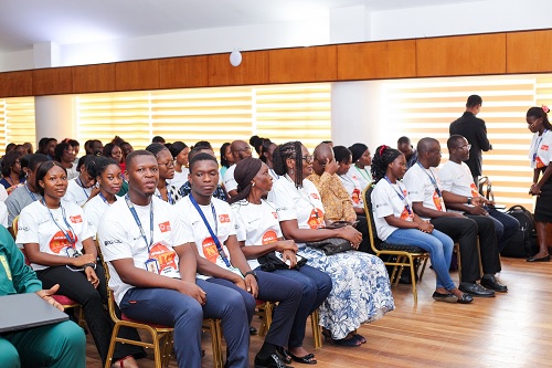 The audience at the event.