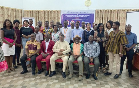 Journalists and facilitators after the programme