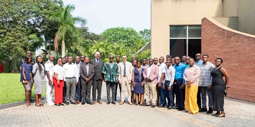 Dr Kamal-Deen Ali (arrowed), Director-General of the Ghana Maritime Authority, with participants after the workshop Dr Kamal-Deen Ali (arrowed), Director-General of the Ghana Maritime Authority, with participants after the workshop