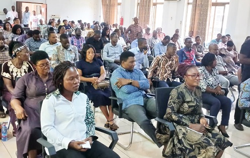Staff of the Regional Coordinating Council in Koforidua