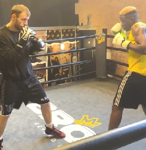 Abubakar Kamoko (right) has hit the ground running at his London gym