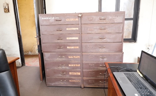 This drawing cabinet used for storing pictures/ drawings is more than 20 years old