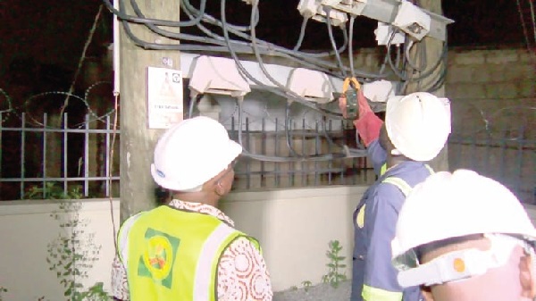ECG workers on inspection ECG workers on inspection