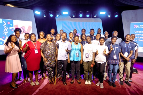 Some of the innovators during a bootcamp