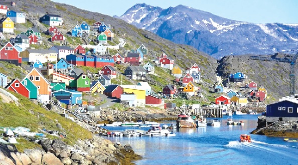 The technicolour homes of Greenland The technicolour homes of Greenland