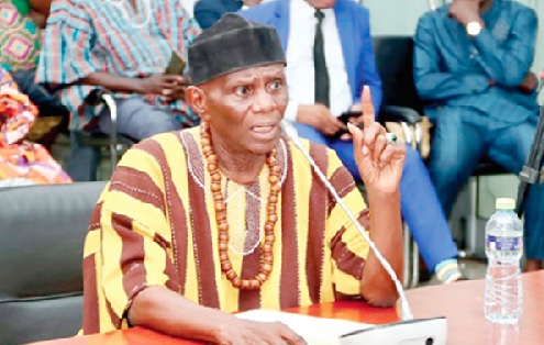 John Kwadwo Gyapong, the Oti Regional Minister designate, stressing a point during his vetting by the Appointments Committee John Kwadwo Gyapong, the Oti Regional Minister designate, stressing a point during his vetting by the Appointments Committee