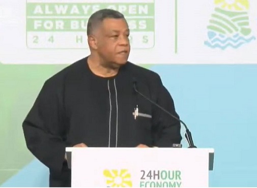 The Presidential Advisor on the 24-Hour Economy, Mr. Augustus Goosie Obuodum Tanoh Augustus Obuadum Tanoh - Presidential Advisor