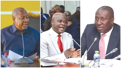 President John Mahama, • Ahmed Ibrahim — Minister of Local Government, Chieftaincy and Religious  Affairs, Alexander Afenyo-Markin — Minority Leader of Parliament